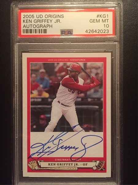 2002 Upper Deck - All-Star Game Salute Jerseys #SJ-KG - Ken Griffey Jr.  [PSA 10 GEM MT]