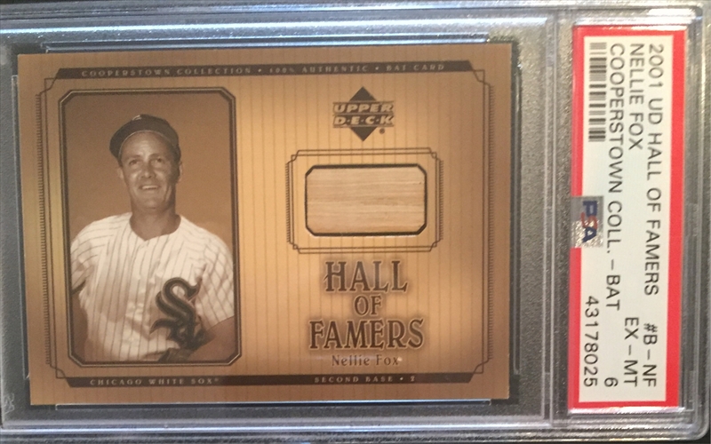 2001 Upper Deck UD Baseball Hall of Famers GU Bat HOF Luis