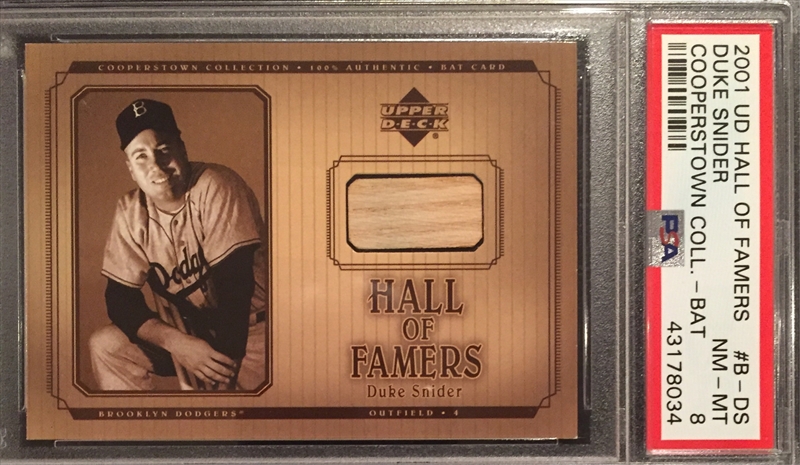 2001 Upper Deck Hall of Famers Cooperstown Collection Jackie Robinson .  Brooklyn