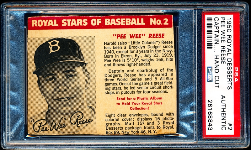 1955-57 Brooklyn Dodgers Picture Pack: Roy Campanella Portrait, PSA 6!