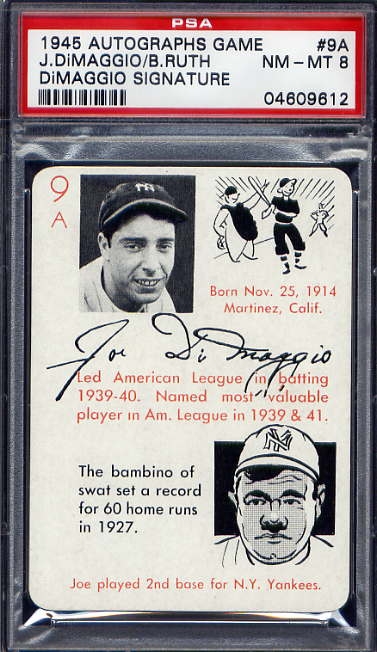 Baseball - Joe DiMaggio Master Set: Steve/Mike's father-son JoeD set Set  Image Gallery