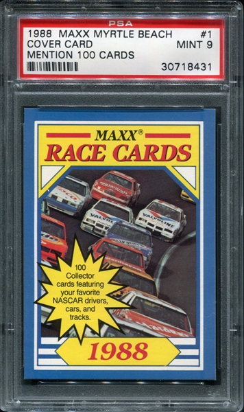 1988 maxx race cards first annual edition Set Checklist Get 14 cards per pack featuring all your favorite 1992 NASCAR stars Misc Sports, 1988 Maxx Myrtle