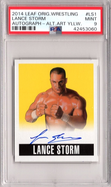 Lance Storm Signed 2004 Fleer Wrestlemania XX WWE Card 52 Autograph WCW ECW Auto 