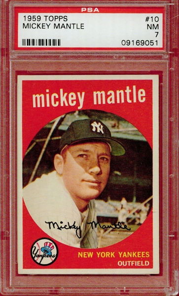 Mickey Mantle 2006 Topps Collection Baseball Card #2005 Graded PSA 10