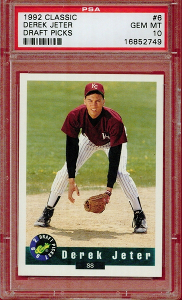 Derek Jeter 1993 Classic Best Gold # 115 Pre-Rookie Card