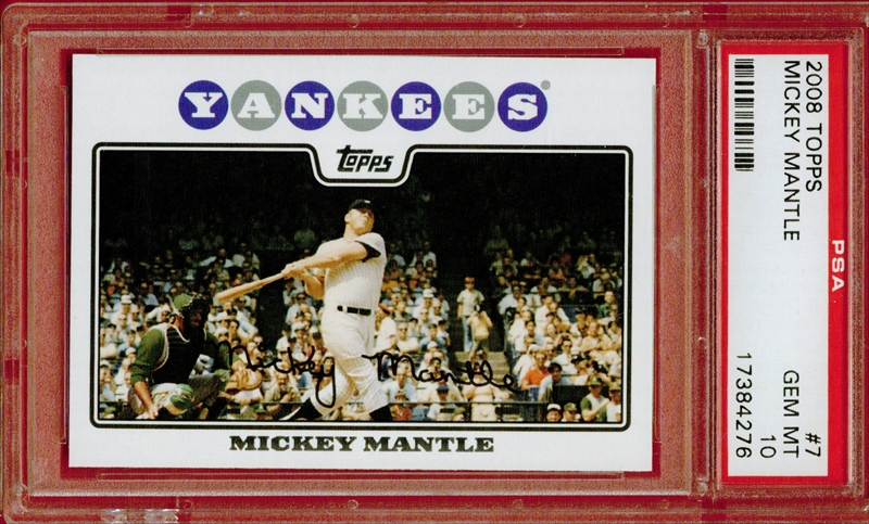 Baseball, 1996-Present Topps Mickey Mantle #7 - Basic All Time Set: 1996 to  Present Topps Mickey Mantle #7 Base Cards