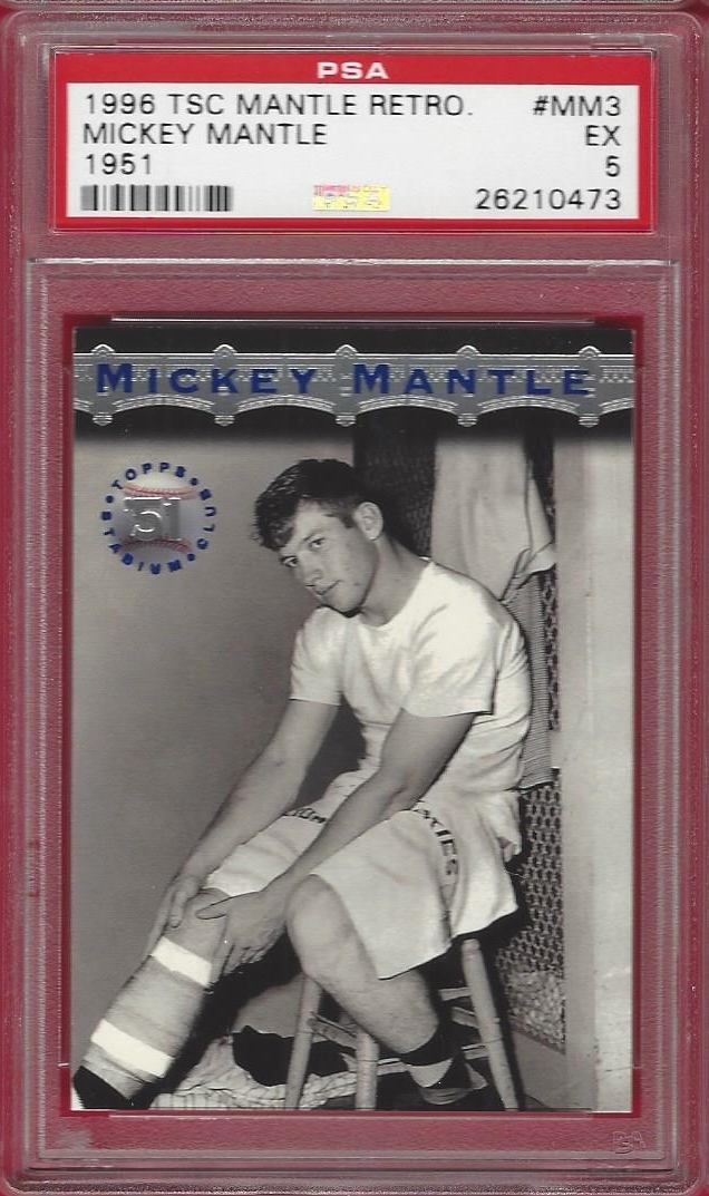 1996 Topps Stadium Club #MM2 Mickey Mantle New York Yankees MLB
