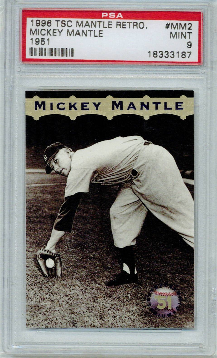 1996 Topps Stadium Club - Mickey Mantle - Gold #MM10 - Mickey