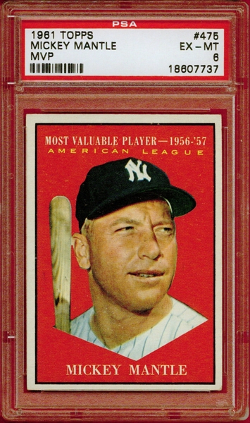 Mickey Mantle 2006 Topps Collection Baseball Card #2005 Graded PSA 10