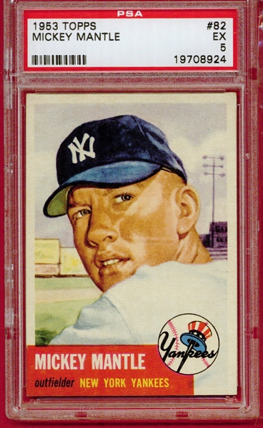 1988 MICKEY MANTLE - Pacific LEGENDS Baseball Card # 7 - NEW YORK YANKEES