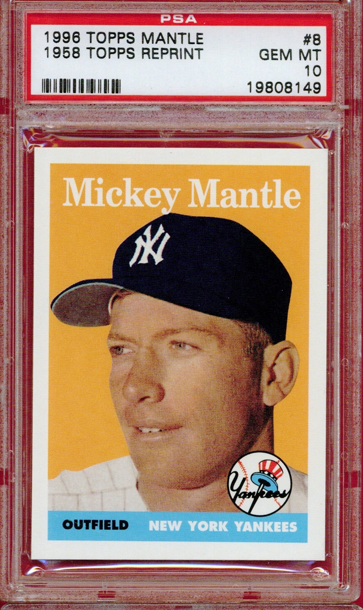 PSA Set Registry Showcase: Mantle Serial Number Jersey/Stats