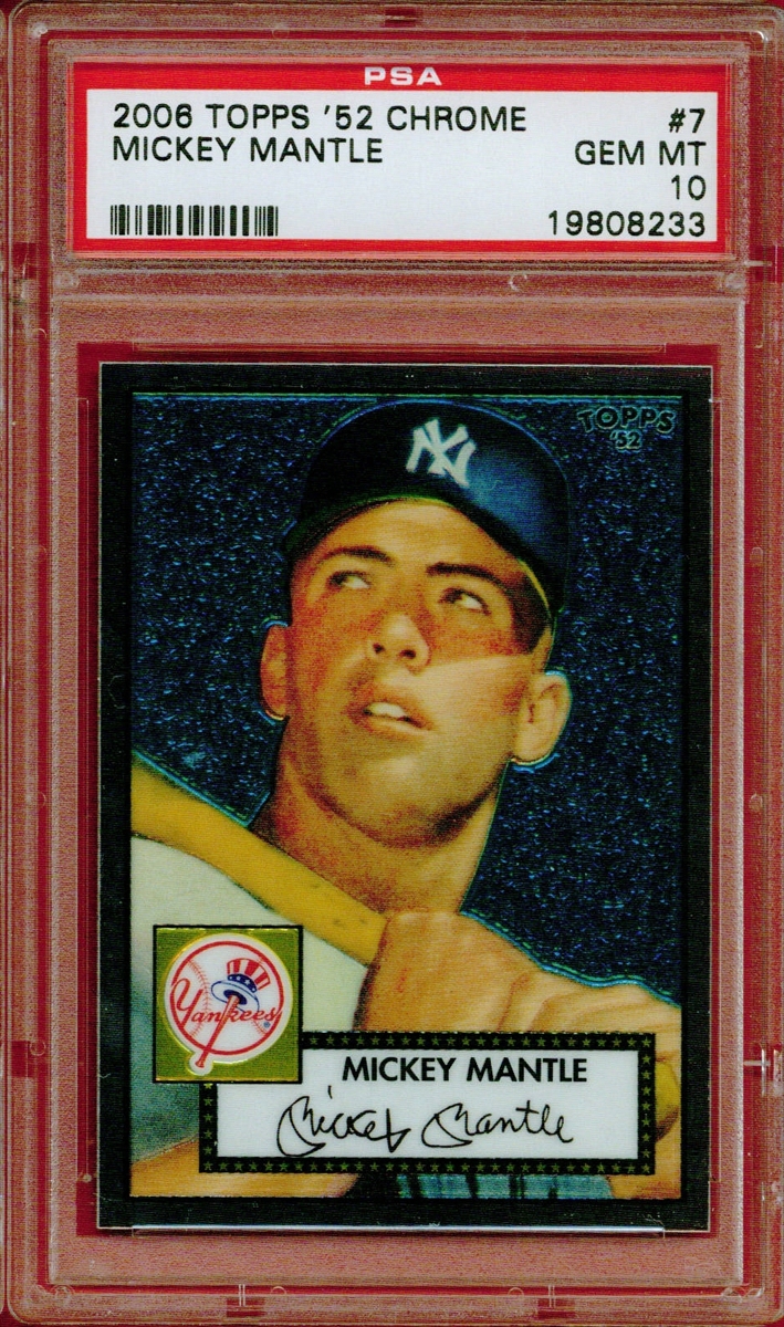 Mickey Mantle 2006 Topps Collection Baseball Card #2005 Graded PSA 10