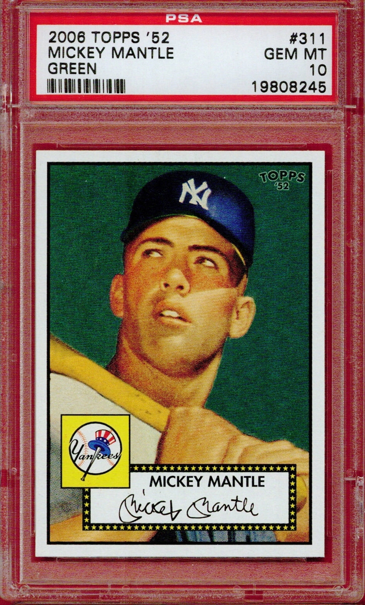 Mickey Mantle 2006 Topps Collection Baseball Card #2005 Graded PSA 10