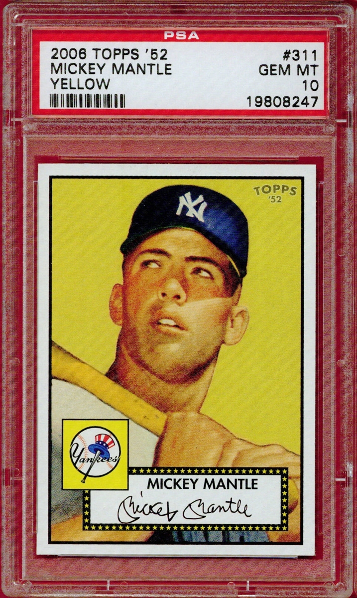 Mickey Mantle 2006 Topps Collection Baseball Card #2005 Graded PSA 10