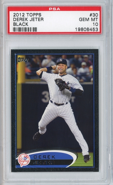 PSA Set Registry Showcase: Topps Black Jeter/Yankees TC