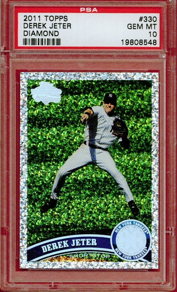 MICKEY MANTLE PSA 7 Topps #HTA7 Collector Card New York Yankees Diamond  2011