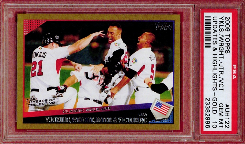 2009 Topps Derek Jeter David Wright /2009 Gold Team USA