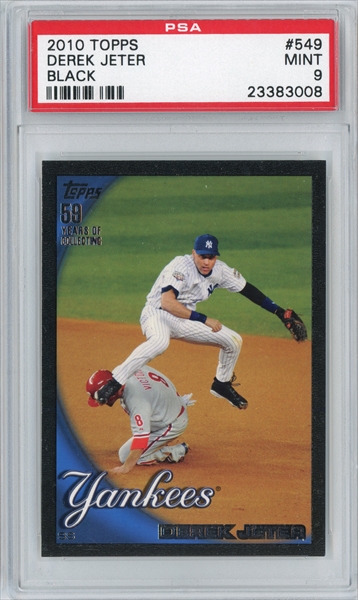 Derek Jeter 2010 Topps Update Series Mint Card #US-57 with Elvis Andru