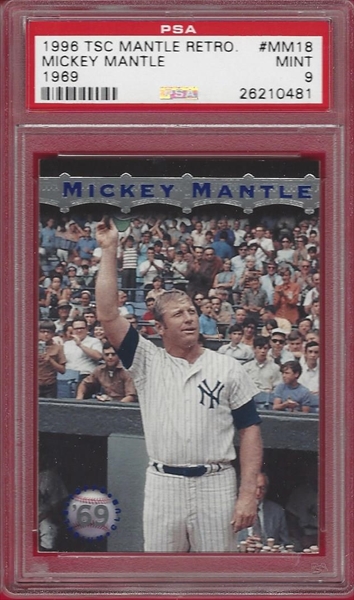 1996 Topps Stadium Club - Mickey Mantle - Gold #MM10 - Mickey