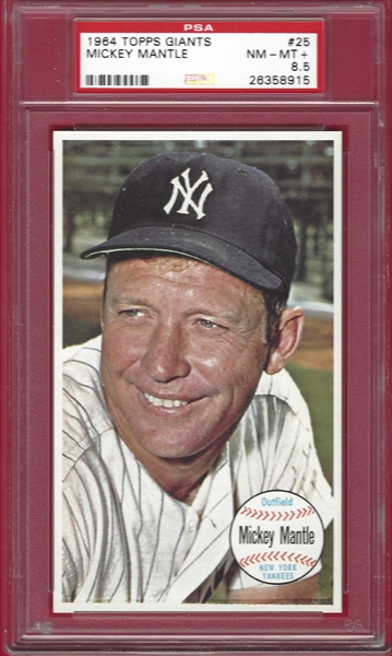 MICKEY MANTLE PSA 7 Topps #HTA7 Collector Card New York Yankees Diamond  2011