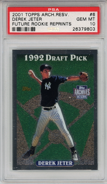 Baseball 2001 Present Topps Derek Jeter 1993 Reprints Published Set 2001 Present Topps Derek Jeter 1993 Reprints Bucket List