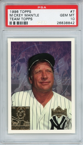 Mickey Mantle Gold Sparkle, Error Card, 2012 Topps #7, HOF, Yankees!