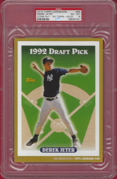 1993 Upper Deck Gold Hologram Derek Jeter Rookie #449 PSA Gem Mint, Lot  #54105