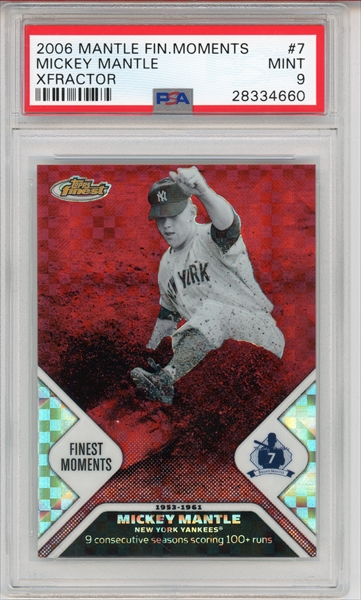  2009 Topps Tribute Relics #7 Mickey Mantle Game Worn