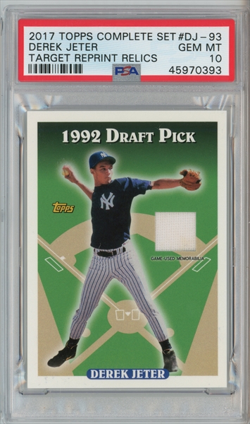 Baseball 2001 Present Topps Derek Jeter 1993 Reprints Published Set 2001 Present Topps Derek Jeter 1993 Reprints Bucket List