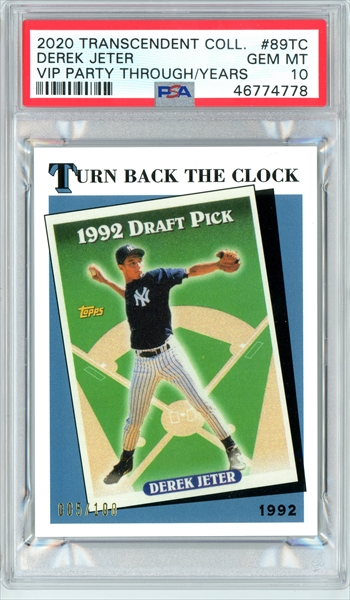 Baseball 2001 Present Topps Derek Jeter 1993 Reprints Published Set 2001 Present Topps Derek Jeter 1993 Reprints Bucket List