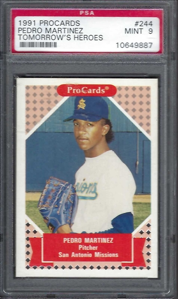 Pedro Martinez 2001 Topps Gallery Heritage Game-Used Jersey Card