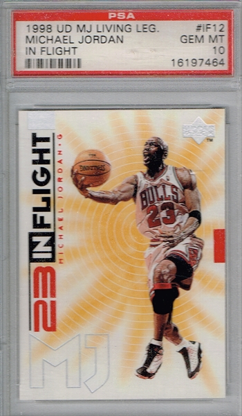Basketball, 1998 Upper Deck Michael Jordan Living Legend In-Flight 
