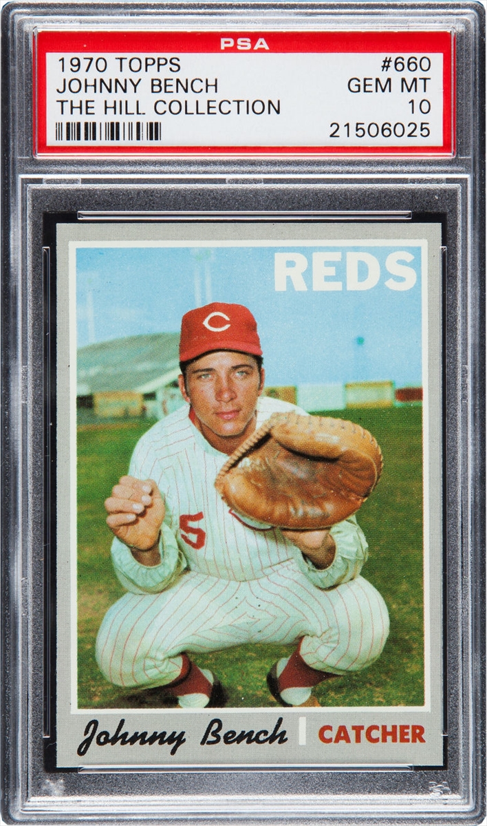 Baseball Johnny Bench Basic Set Hall Of Cards Johnny Bench