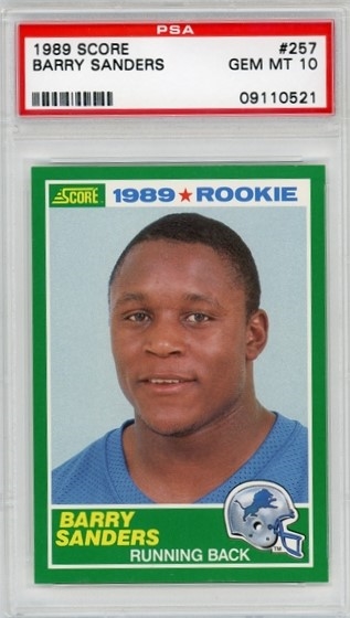 Football - Barry Sanders Basic & Collector Issues Set: Rick's