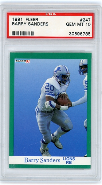 1996 Pacific Invincible Football Pro Bowl #PB-13 Barry Sanders at 's  Sports Collectibles Store