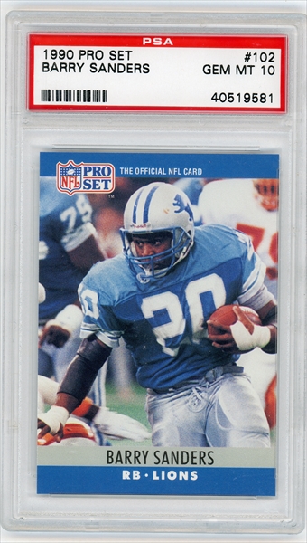 1996 Pacific Invincible Football Pro Bowl #PB-13 Barry Sanders at