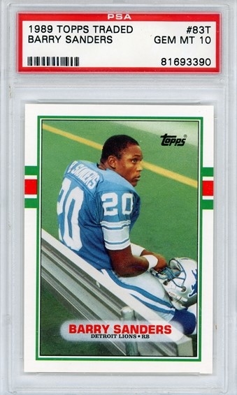 1996 Pacific Invincible Football Pro Bowl #PB-13 Barry Sanders at