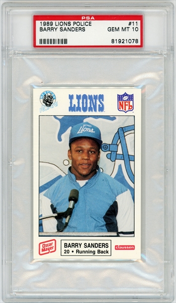 Football - Barry Sanders Basic & Collector Issues Set: Rick's