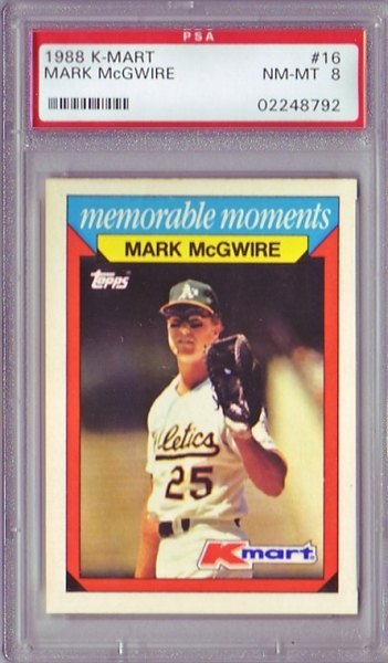 1997 Topps #62 Mark McGwire NM-MT Oakland Athletics Baseball