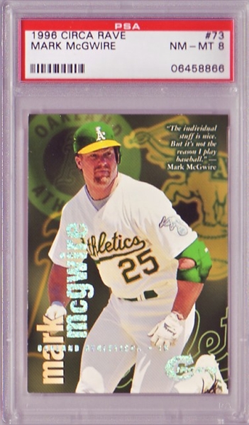 Mavin  1996 Pacific Collection Card #385 Mark McGwire Oakland