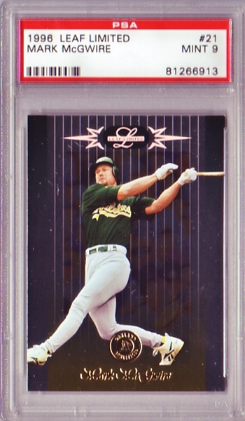 Mark McGwire 1991 Leaf Series Mint Card #487