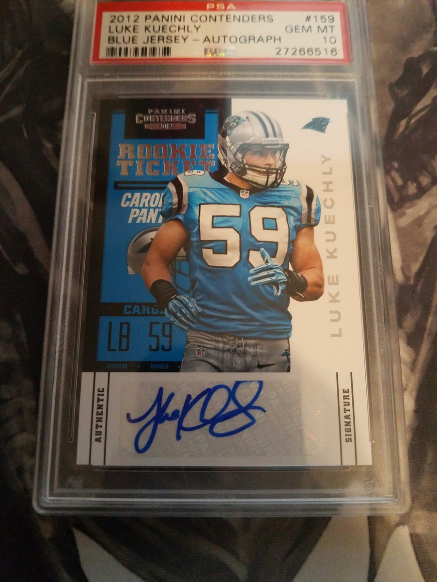 Kuechly blue outlet jersey