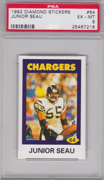 : 1991 Pro Set Platinum San Diego Chargers Team Set with Junior  Seau & Anthony Miller - 12 Cards : Collectibles & Fine Art