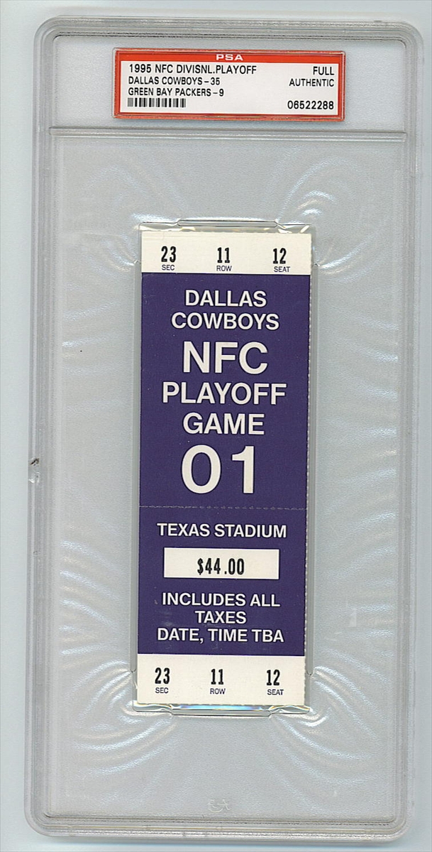 January 14, 1996 at Texas Stadium, NFC Championship Game: Dallas 38, Green  Bay 27