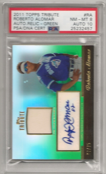 Roberto Alomar 2011 Topps Tribute Jersey Card