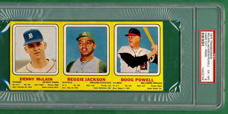  1970 Topps # 64 AL RBI Leaders Reggie Jackson/Harmon