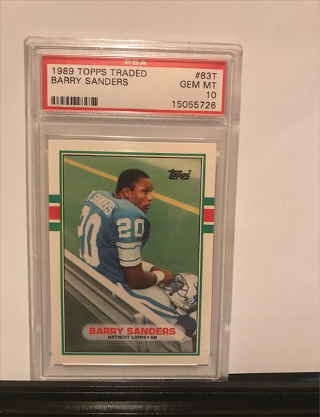 1990 FACT Pro Set Cincinnati Barry Sanders