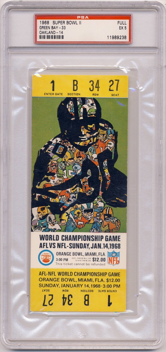 Tickets - Super Bowl Basic Set (1967-Present): Wolfman Set Image Gallery