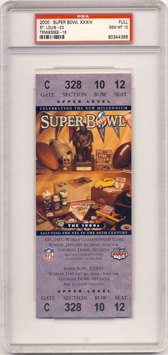 Tickets - Super Bowl Basic Set (1967-Present): GradedTickets Set Image  Gallery