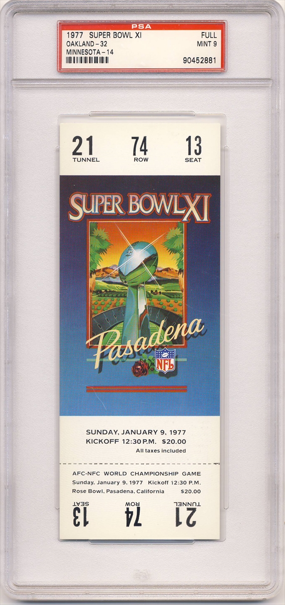 Tickets - Super Bowl Basic Set (1967-Present): GradedTickets Set Image  Gallery